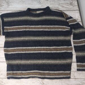 Vintage Union Bay Striped Crewneck Sweater Size Large